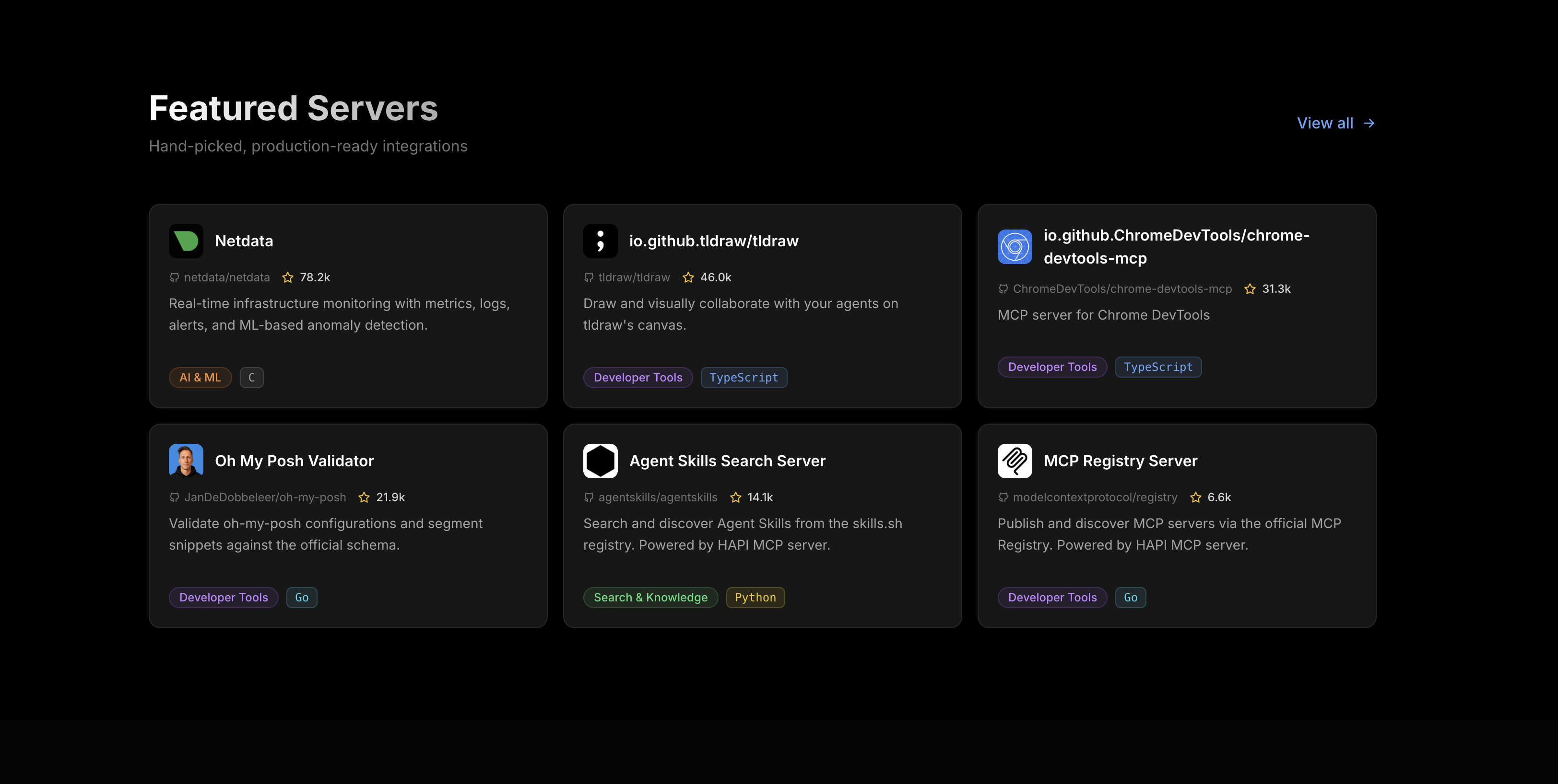 MCP Find — Open-Source Server Directory — 2