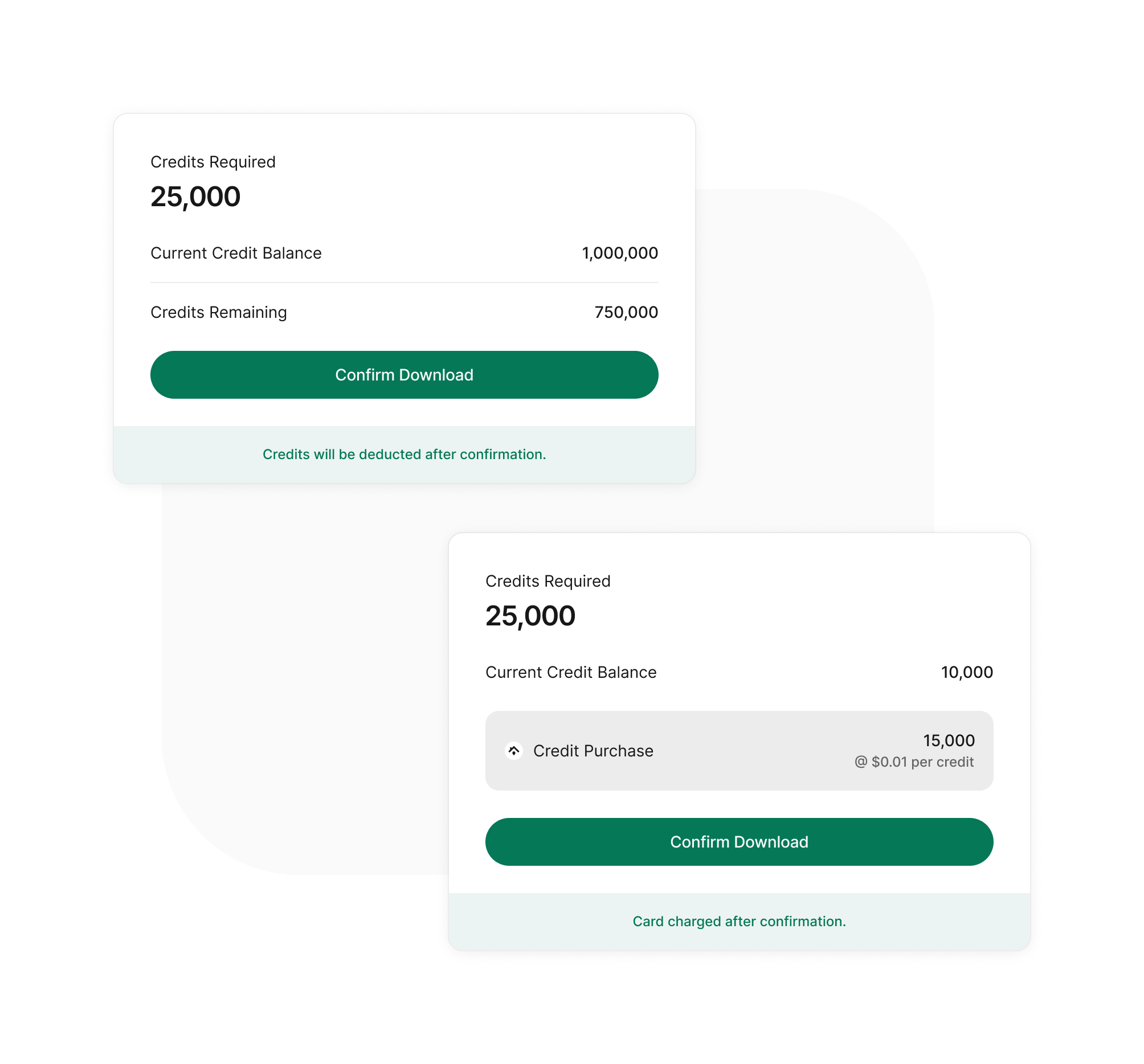 Unified Credit System UX — 1