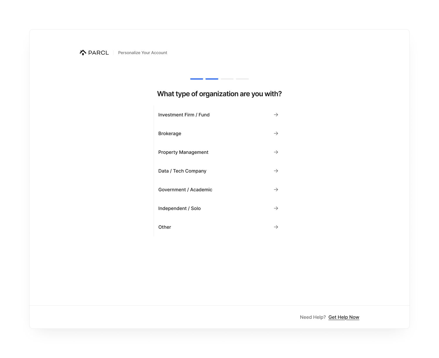 Platform Onboarding Flow — 3