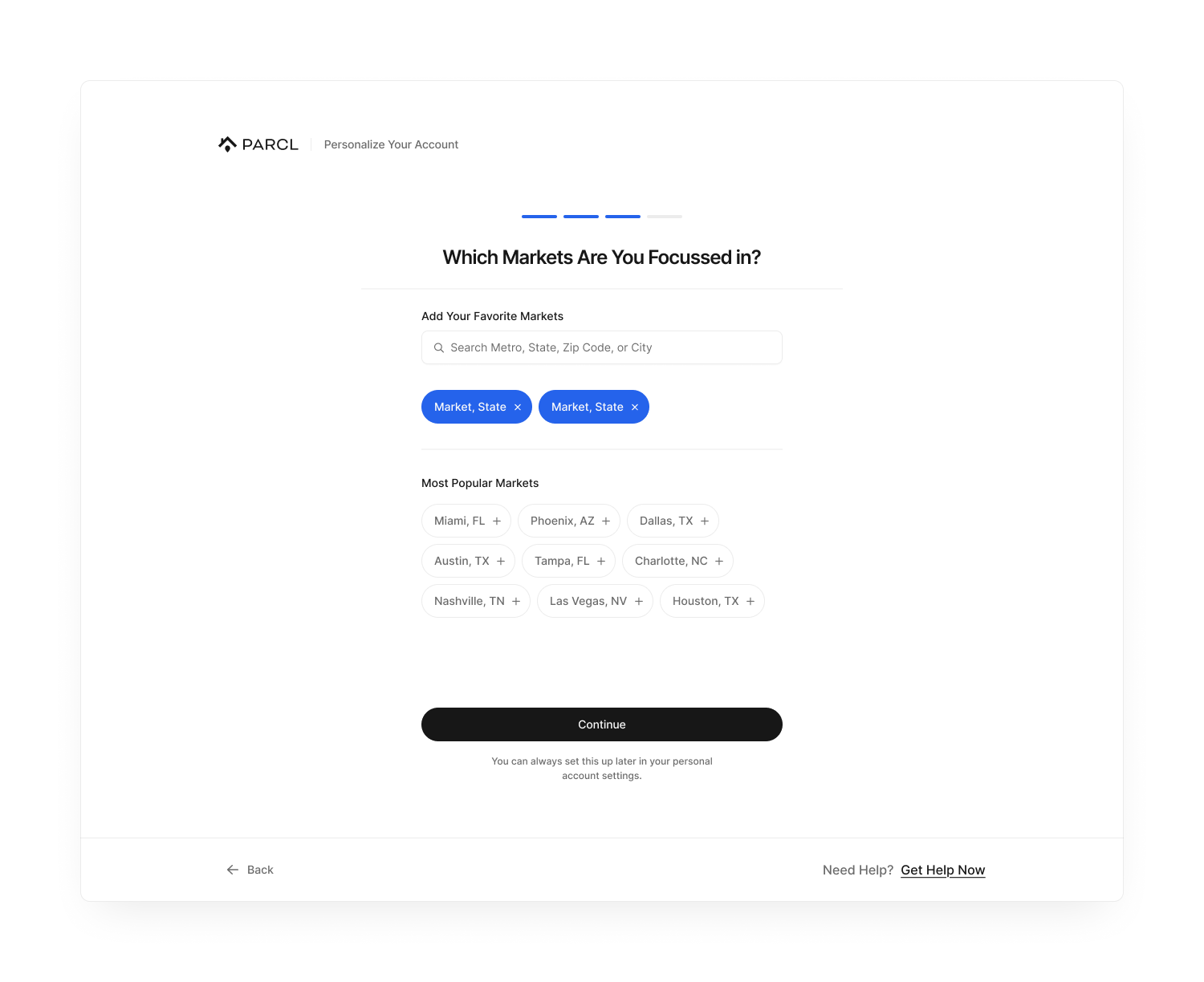 Platform Onboarding Flow — 4